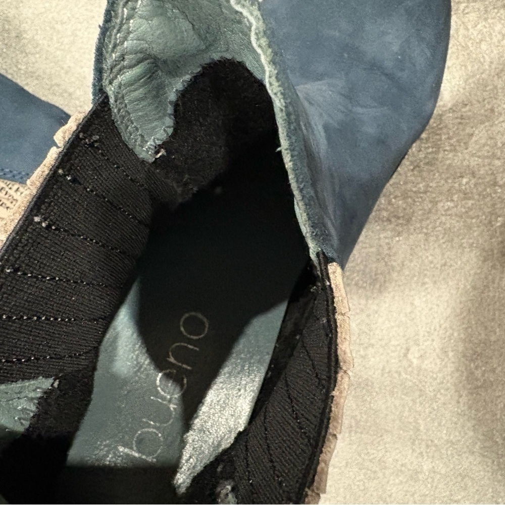 [38/7-7-5]Bueno Lavorazione Artigiana Blue Chelsea Ankle Boots - Picture 7 of 7